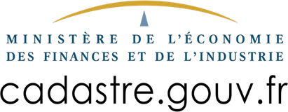 Logo cadastre.gouv.fr · Ministère de l'Économie